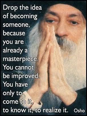 osho quote - masterpiece