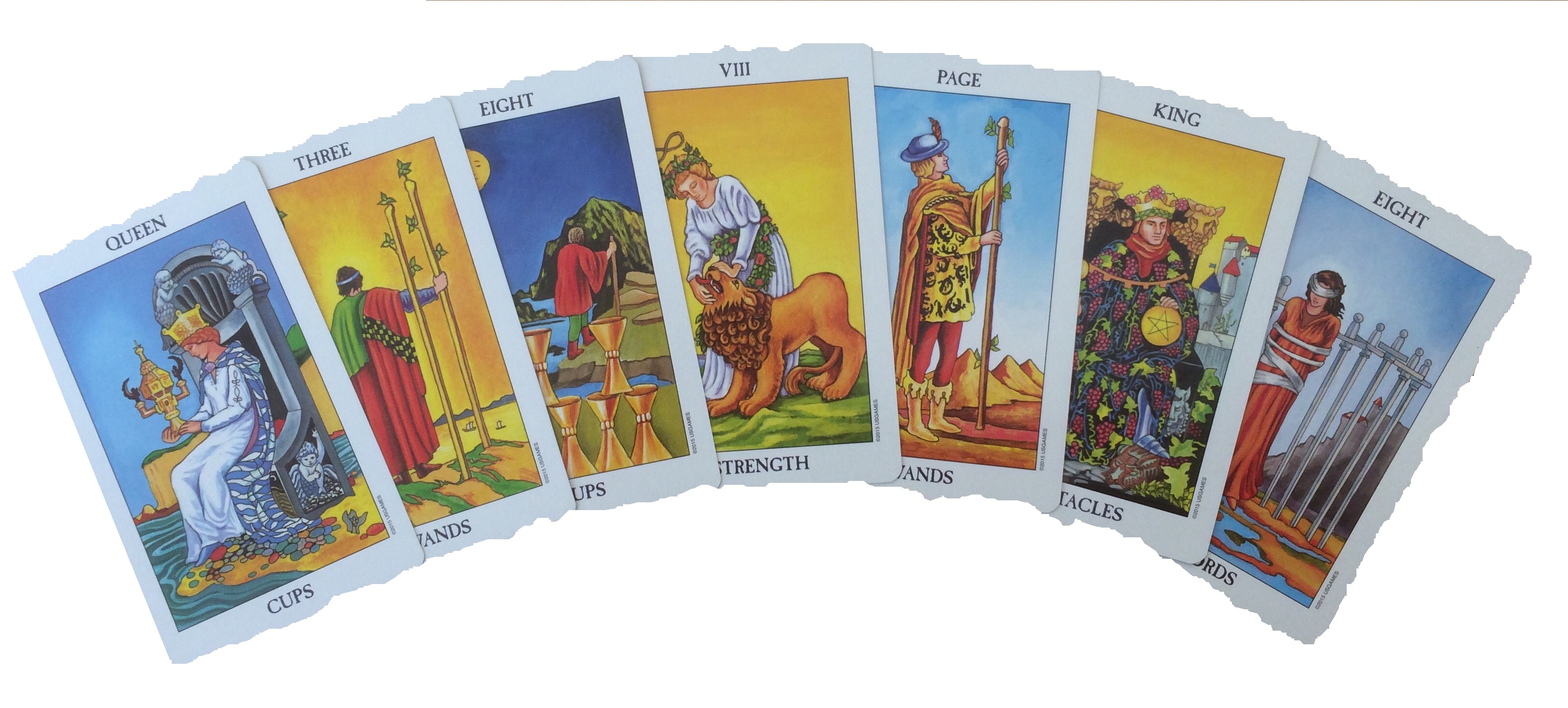 Selectie RW Tarot kaarten